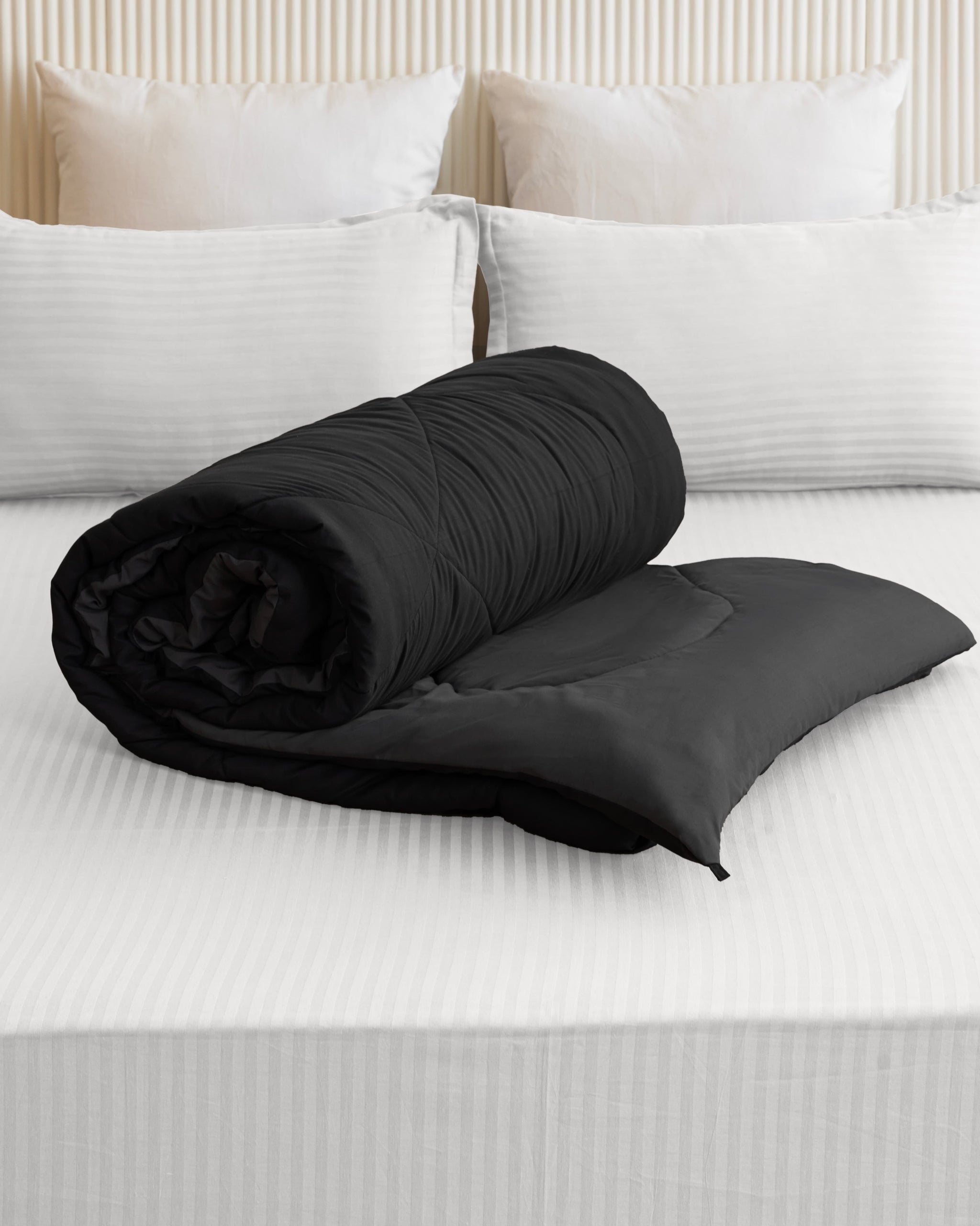 Black & Grey Reversible Duvet Comforter