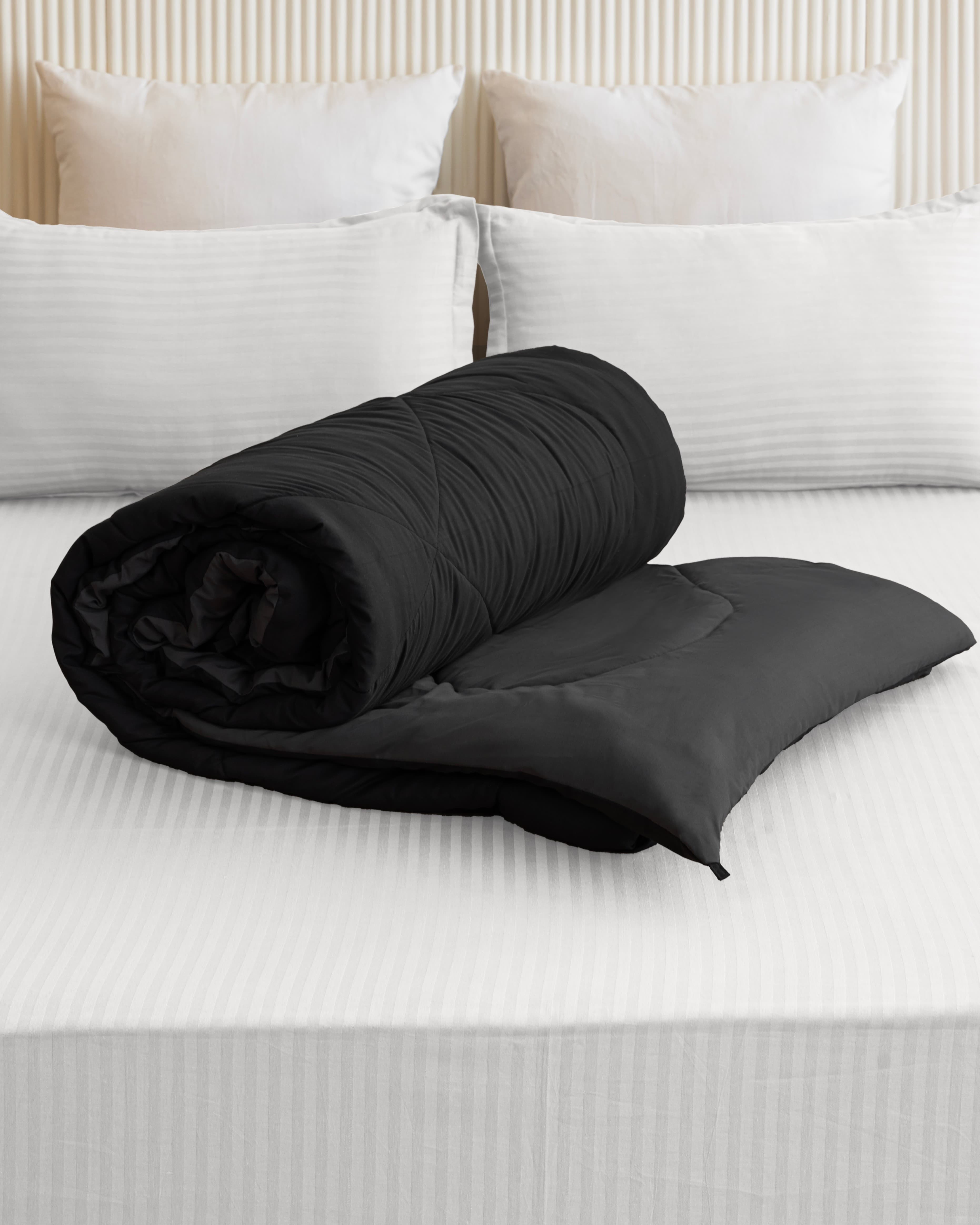 Black & Grey Reversible Duvet AC Comforter