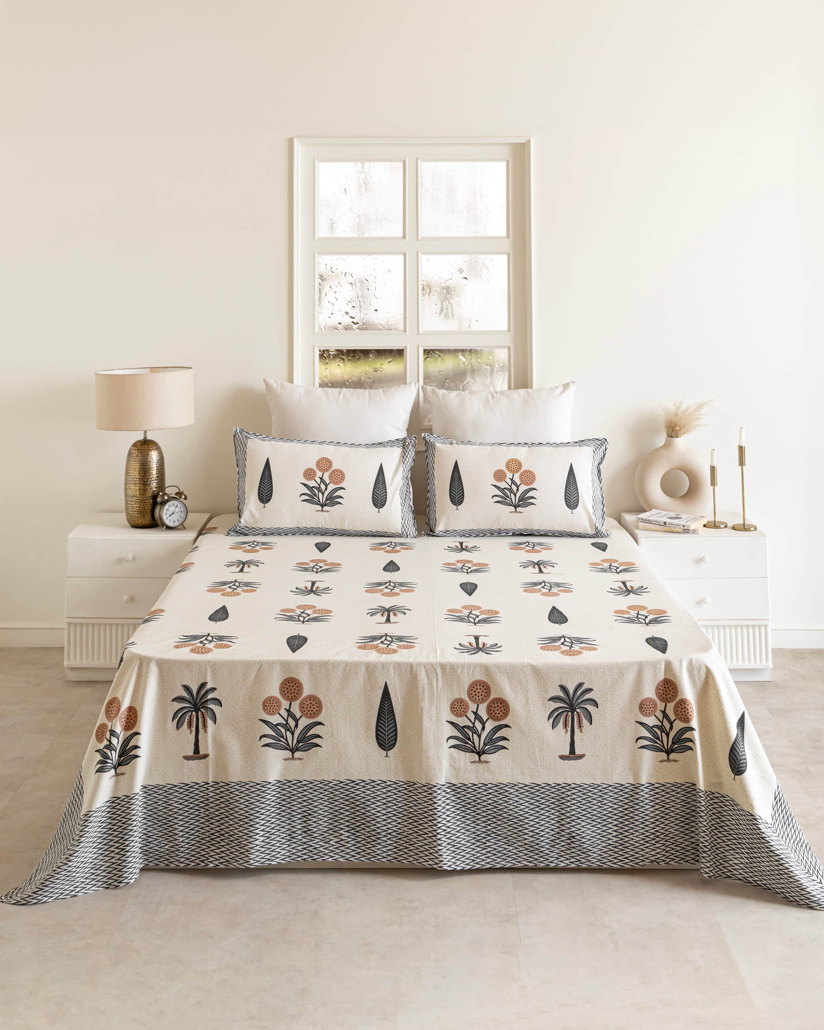 Floral Cone Bedsheet