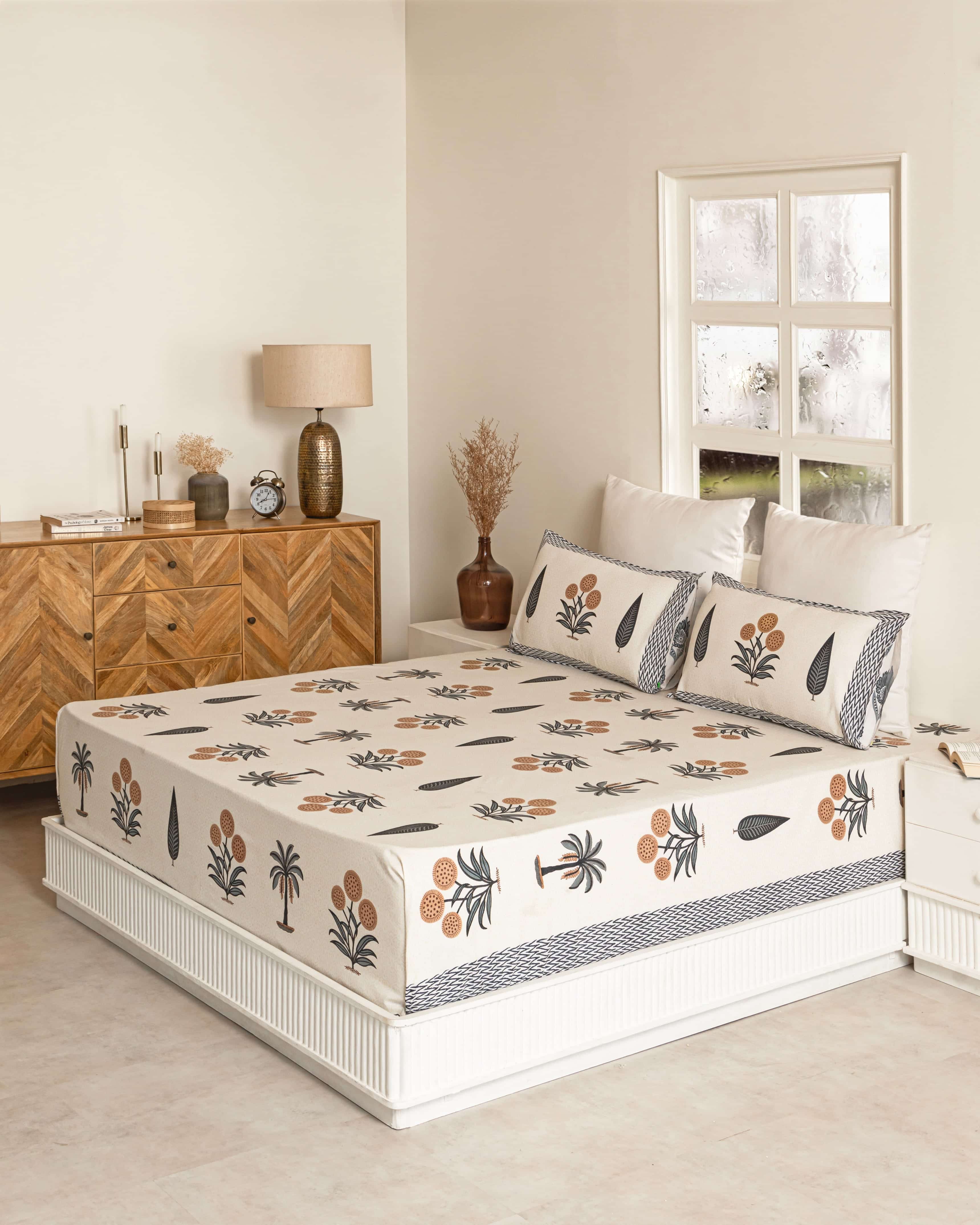 Floral Cone Bedsheet