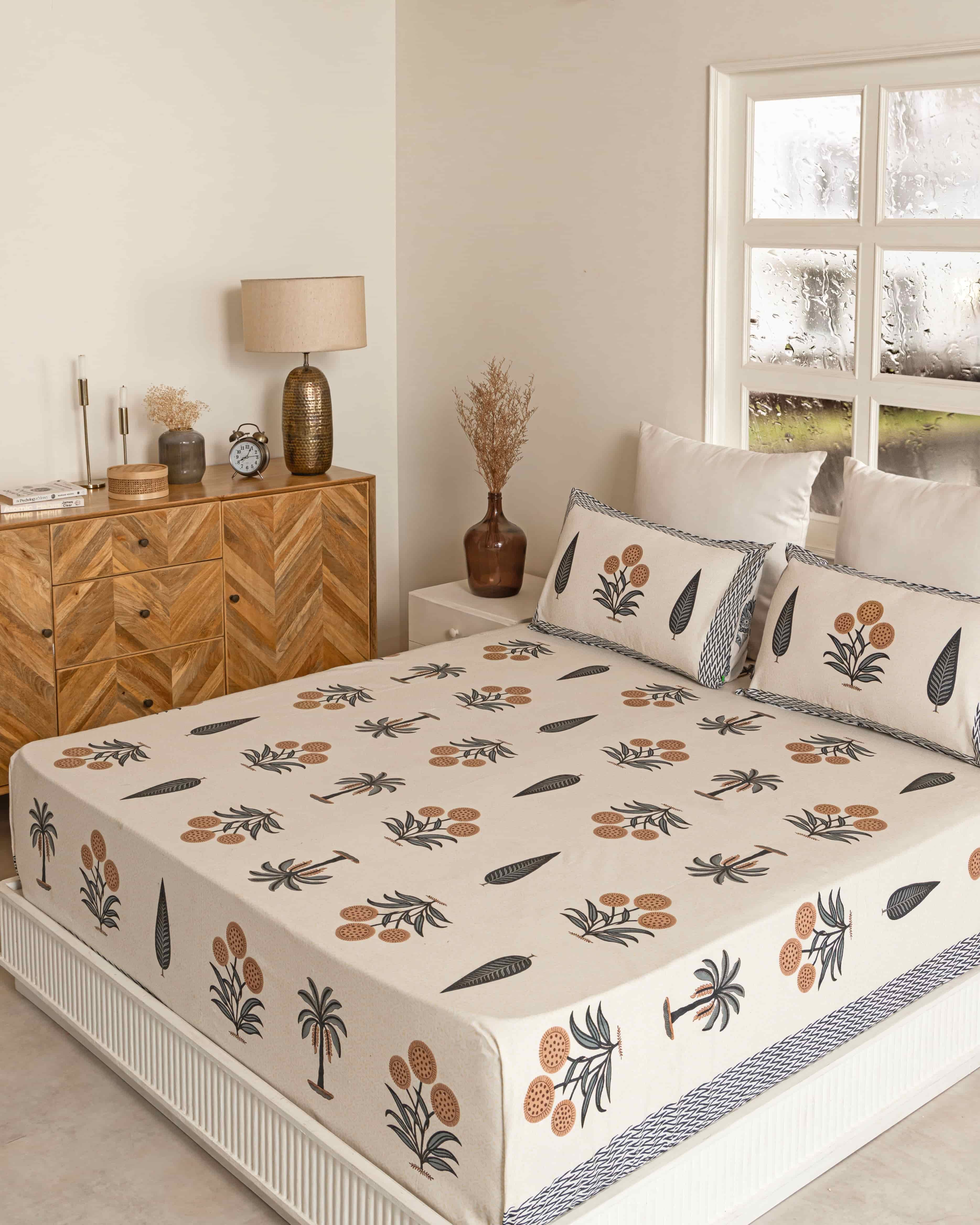 Floral Cone Bedsheet