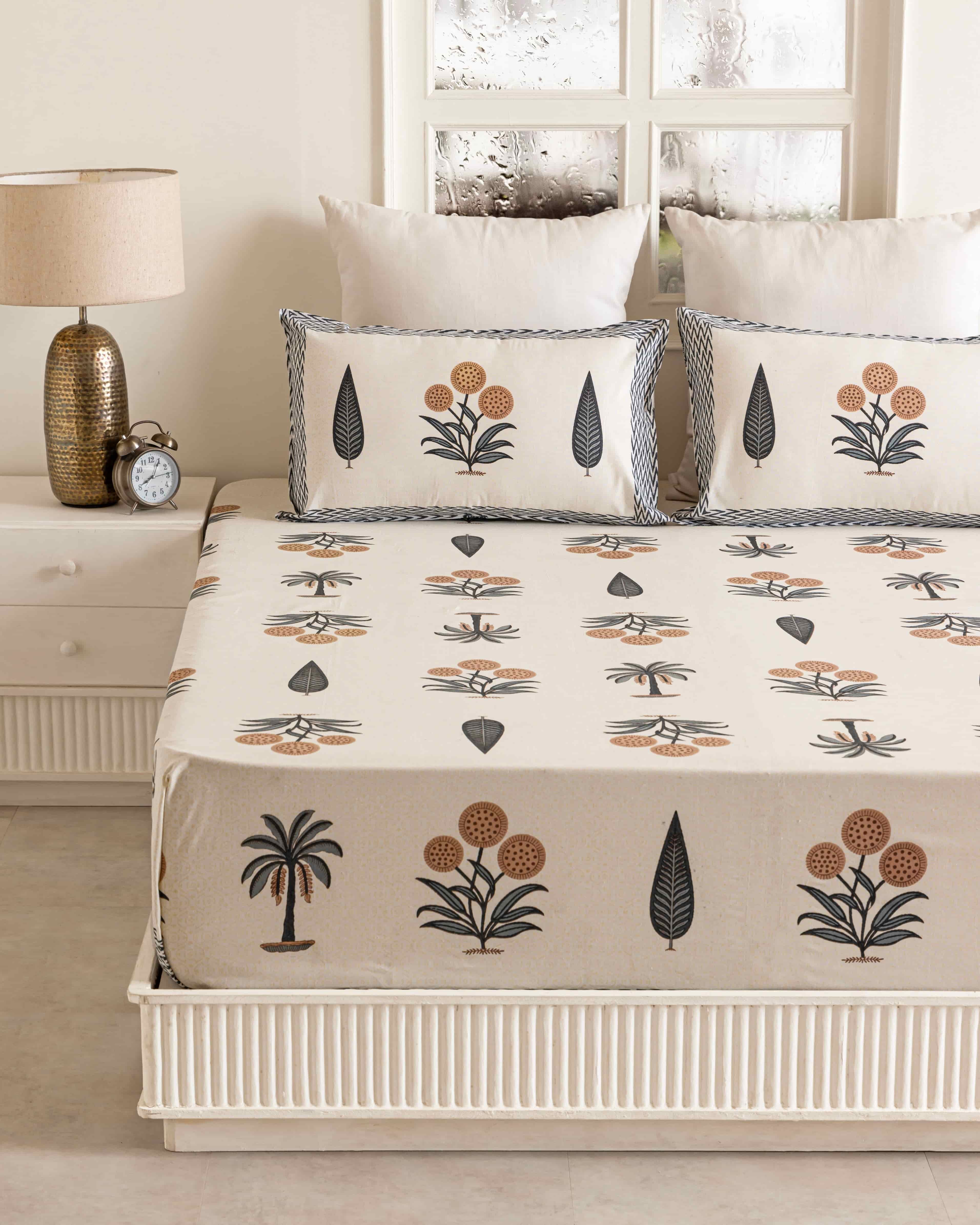 Floral Cone Bedsheet