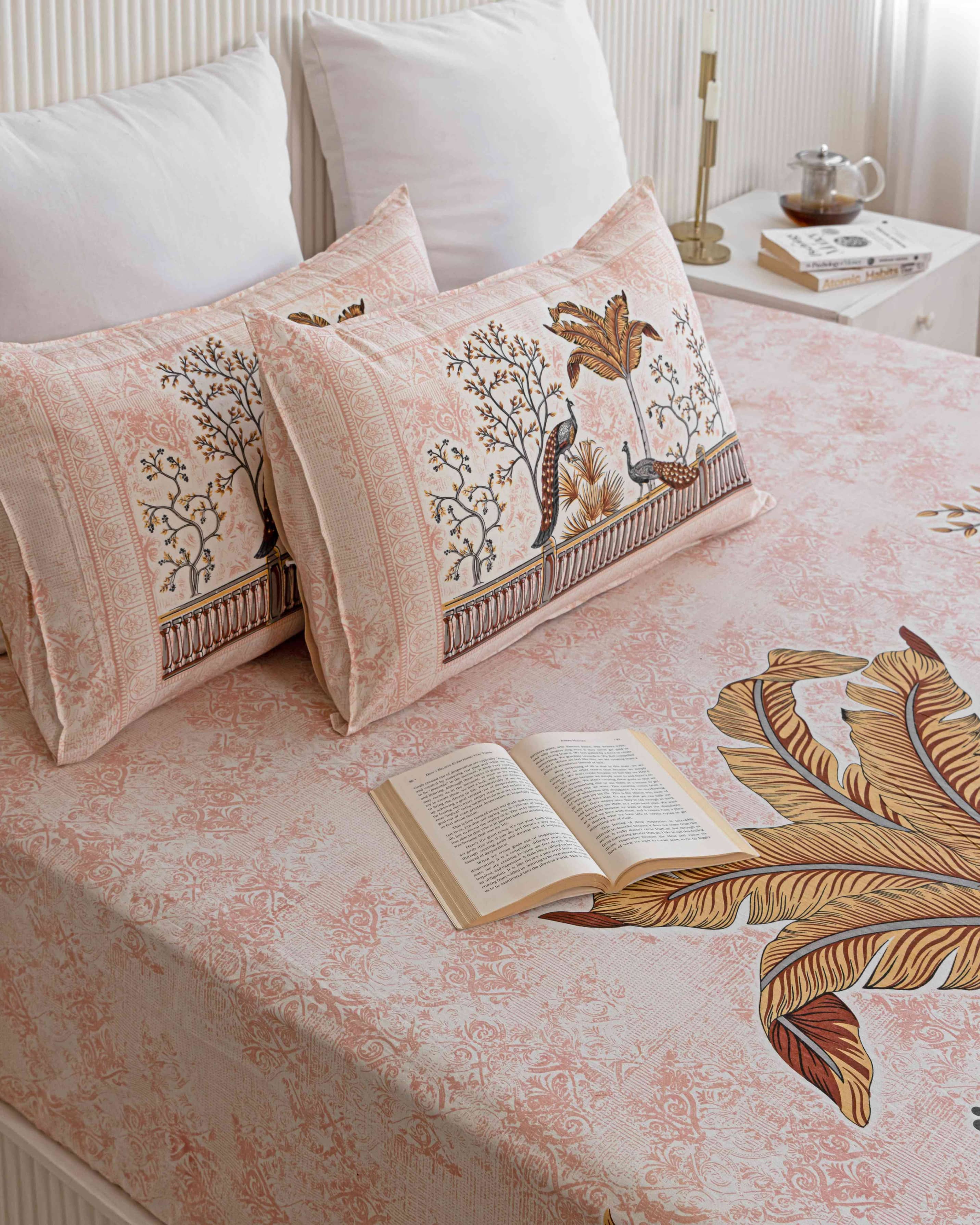 Palatial Peacock Bedsheet