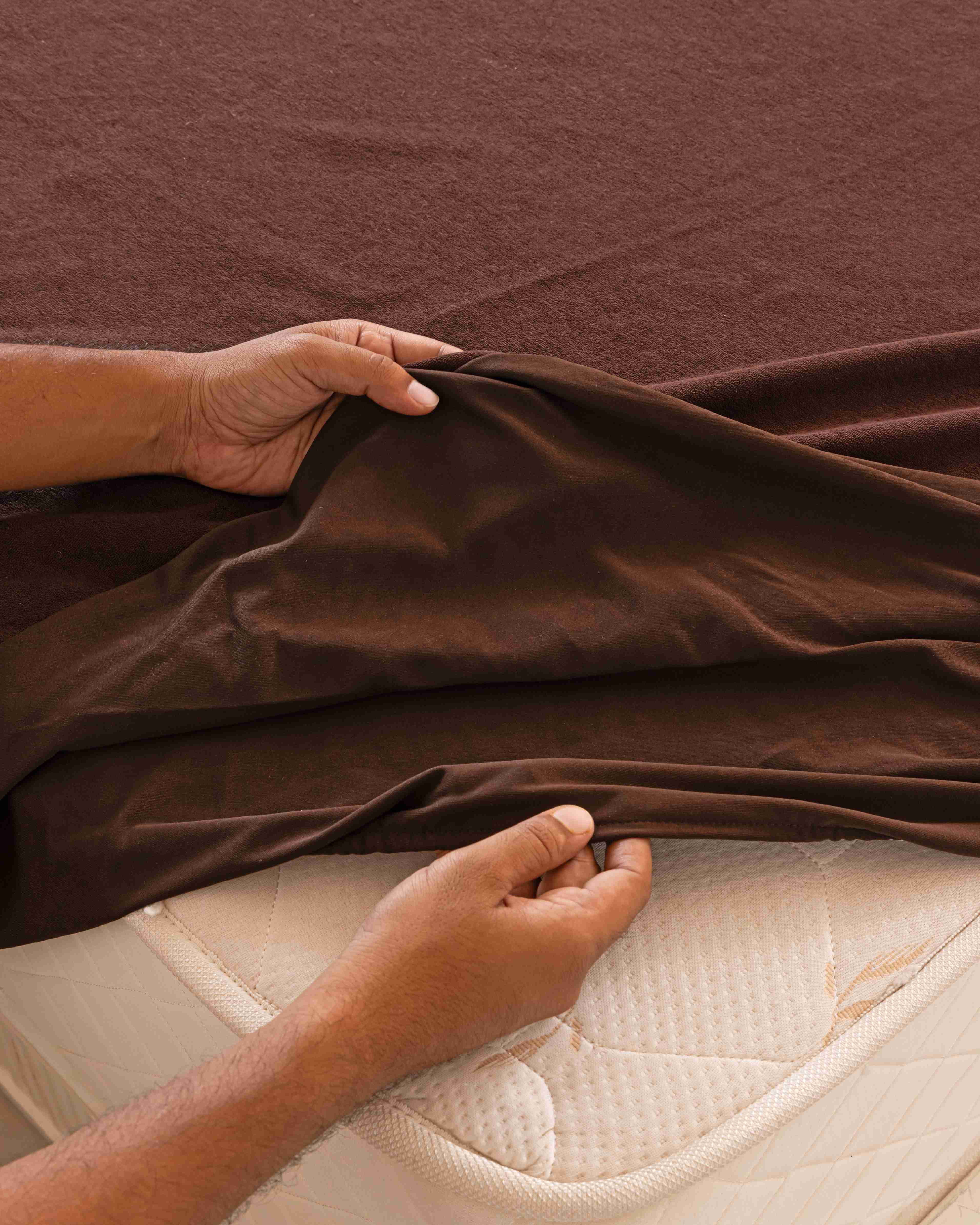 Chocolate Brown Water Proof Mattress Protector