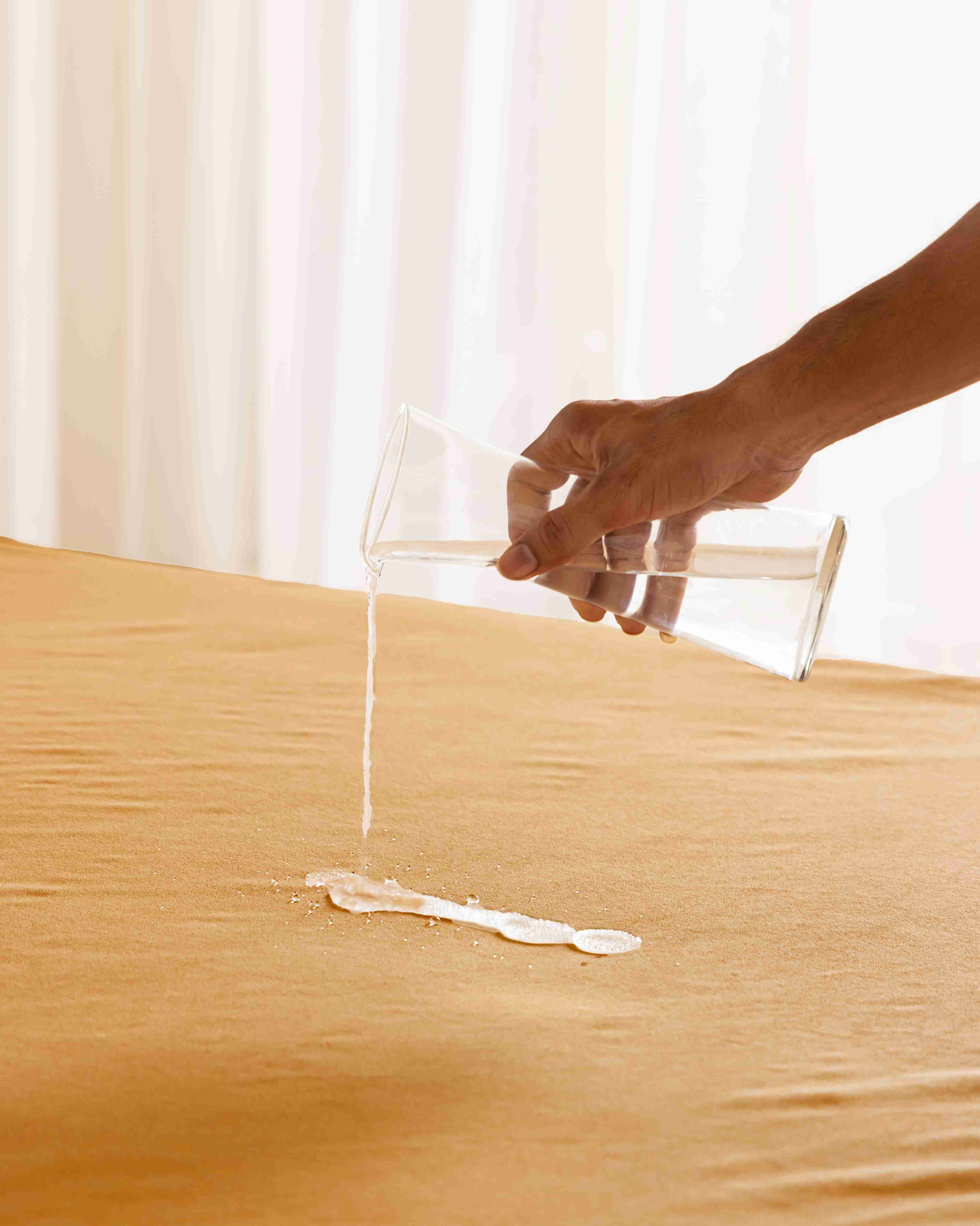 Beige Water Proof Mattress Protector