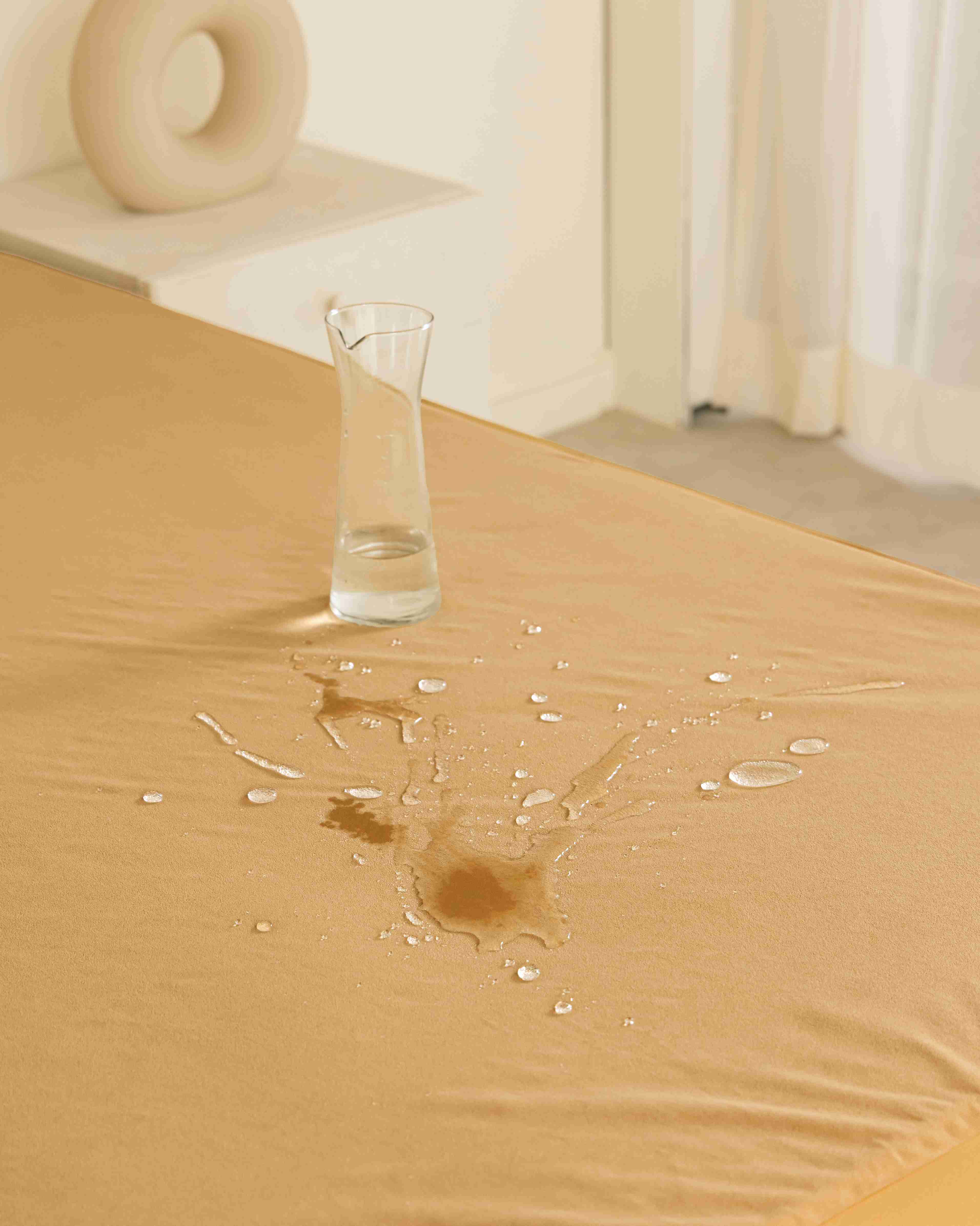 Beige Water Proof Mattress Protector