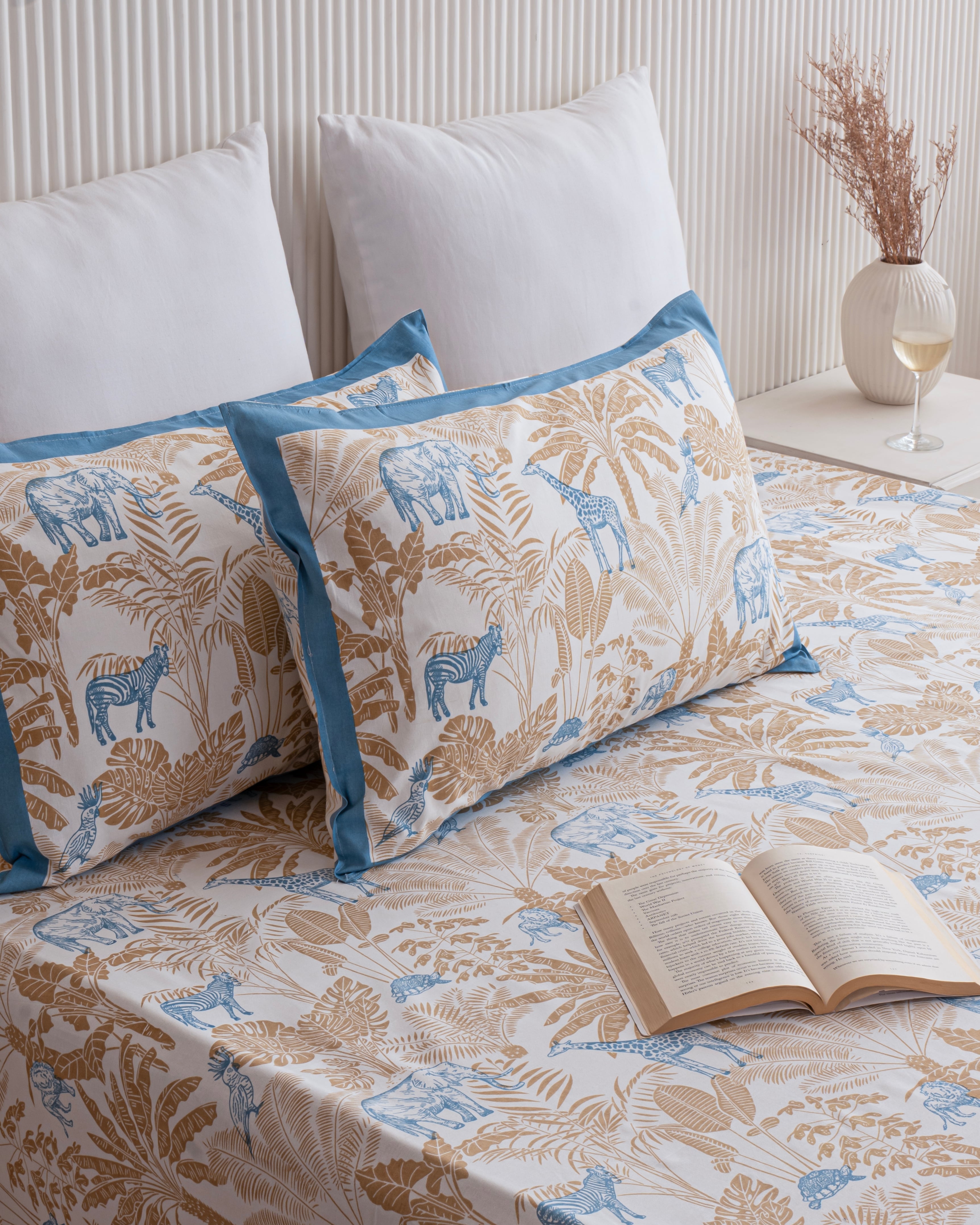 Forresta Wildlife Print Super King Bedsheet