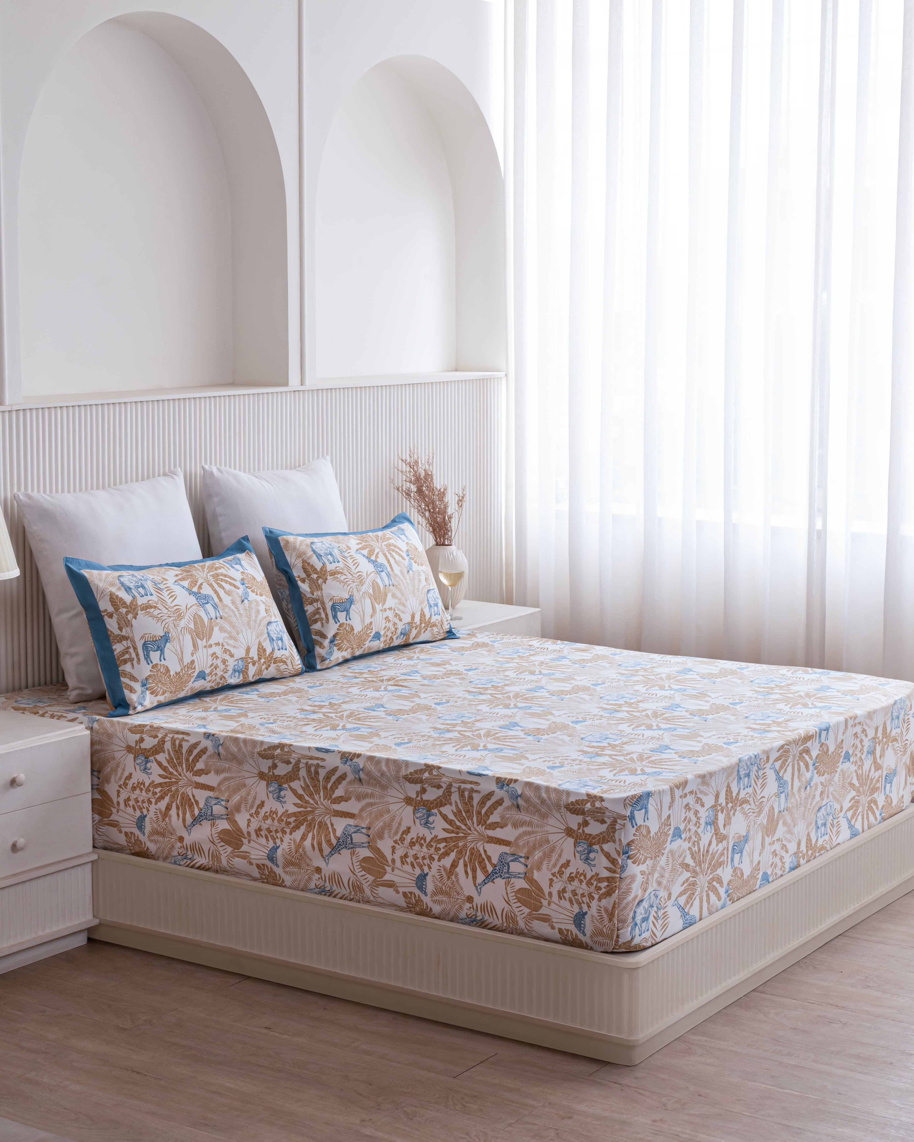 Forresta Wildlife Print Super King Bedsheet