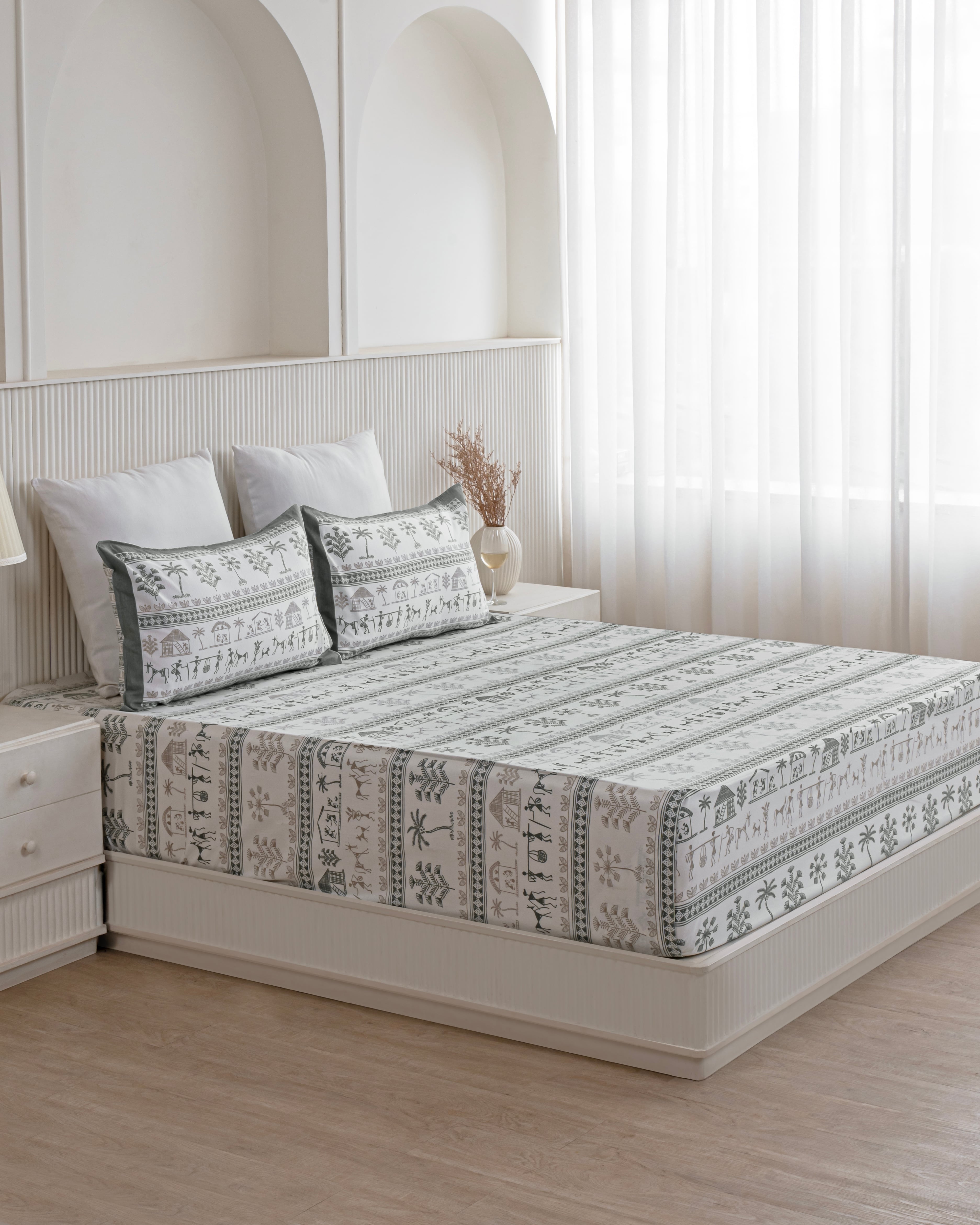 Medieval Print Bedsheet
