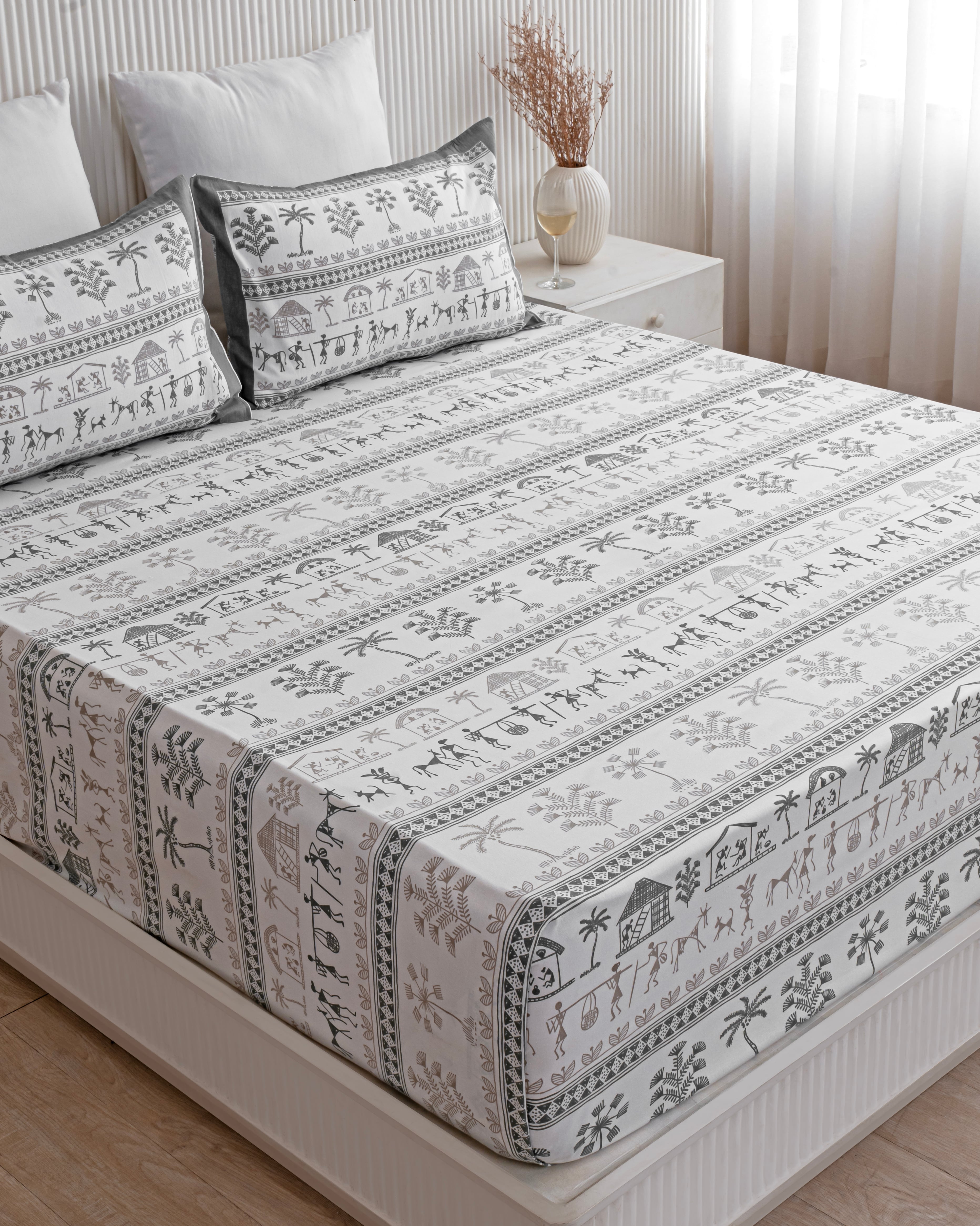 Medieval Print Bedsheet