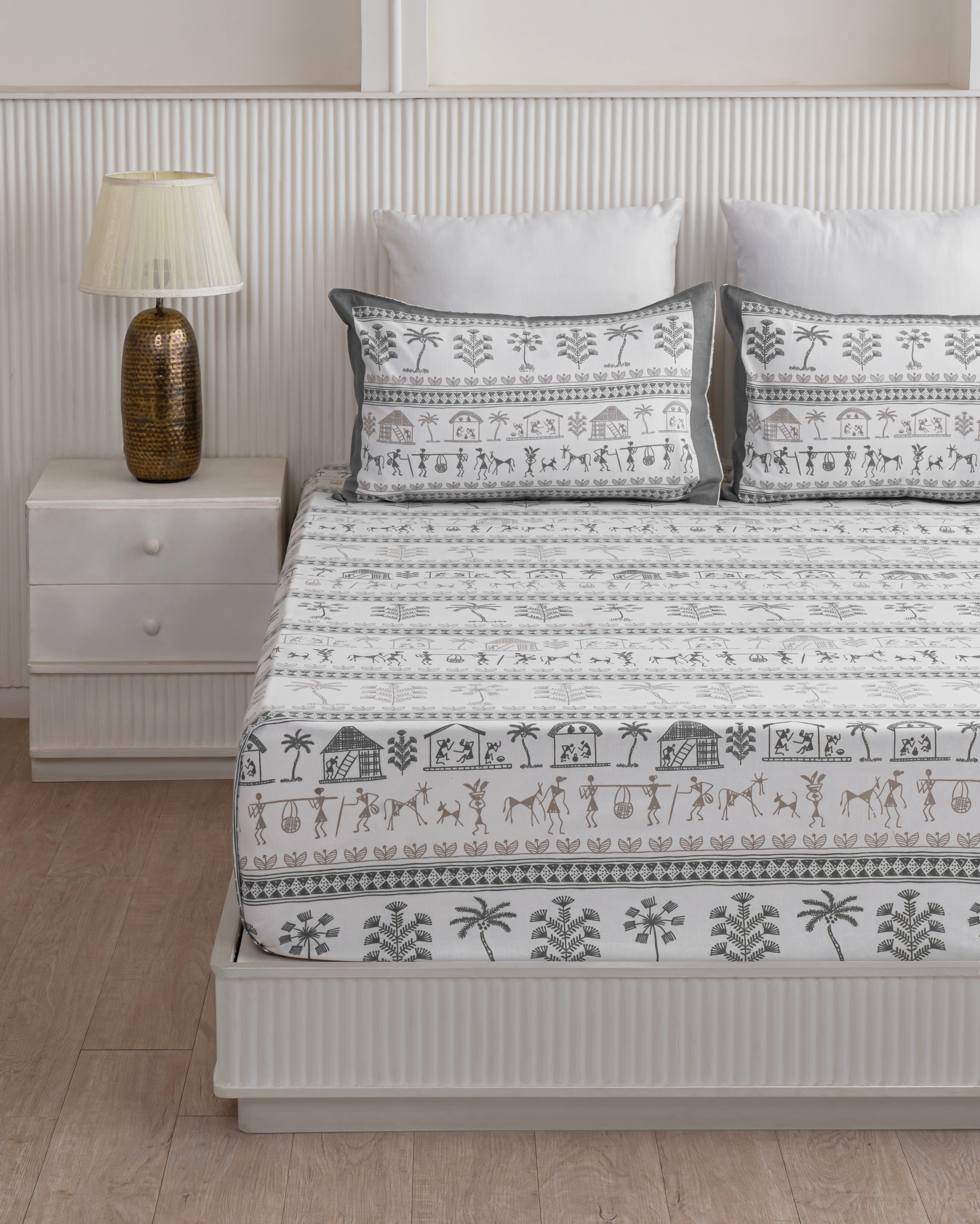 Medieval Print Bedsheet