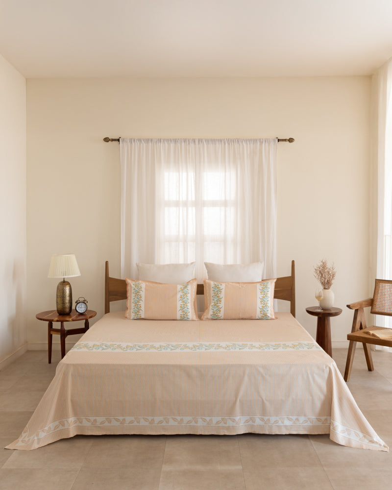 Botanical Beige Bedsheet