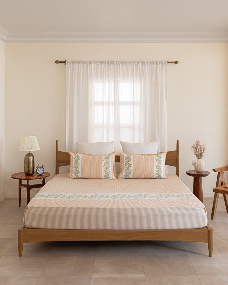 Botanical Beige Bedsheet