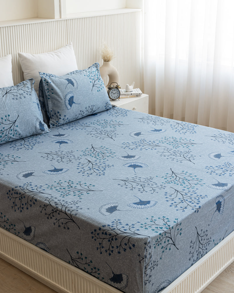 Mystique Aquatic Blue Bedsheet
