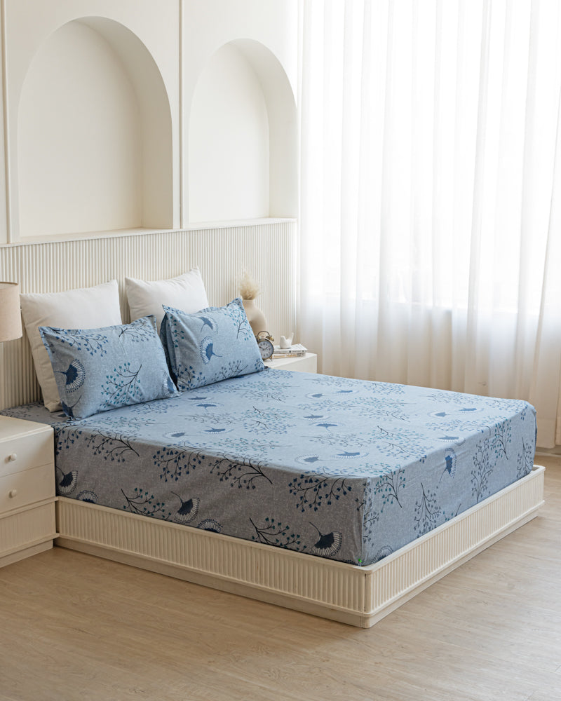 Mystique Aquatic Blue Bedsheet