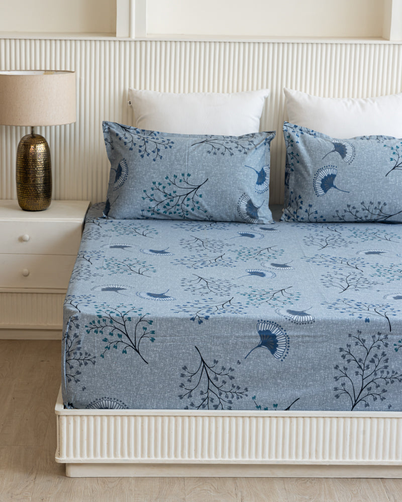 Mystique Aquatic Blue Bedsheet