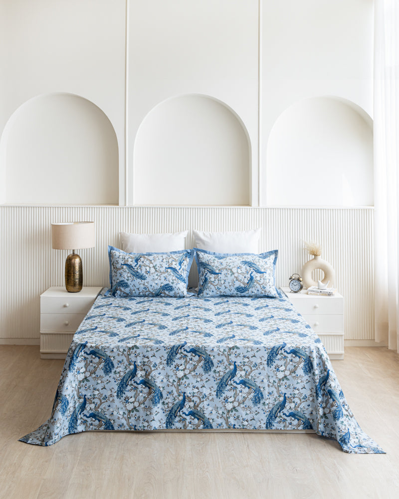 Mahar Peacock Bedsheet
