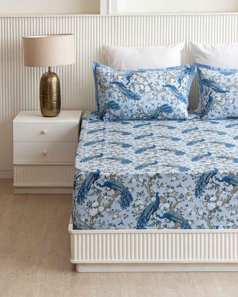 Mahar Peacock Bedsheet