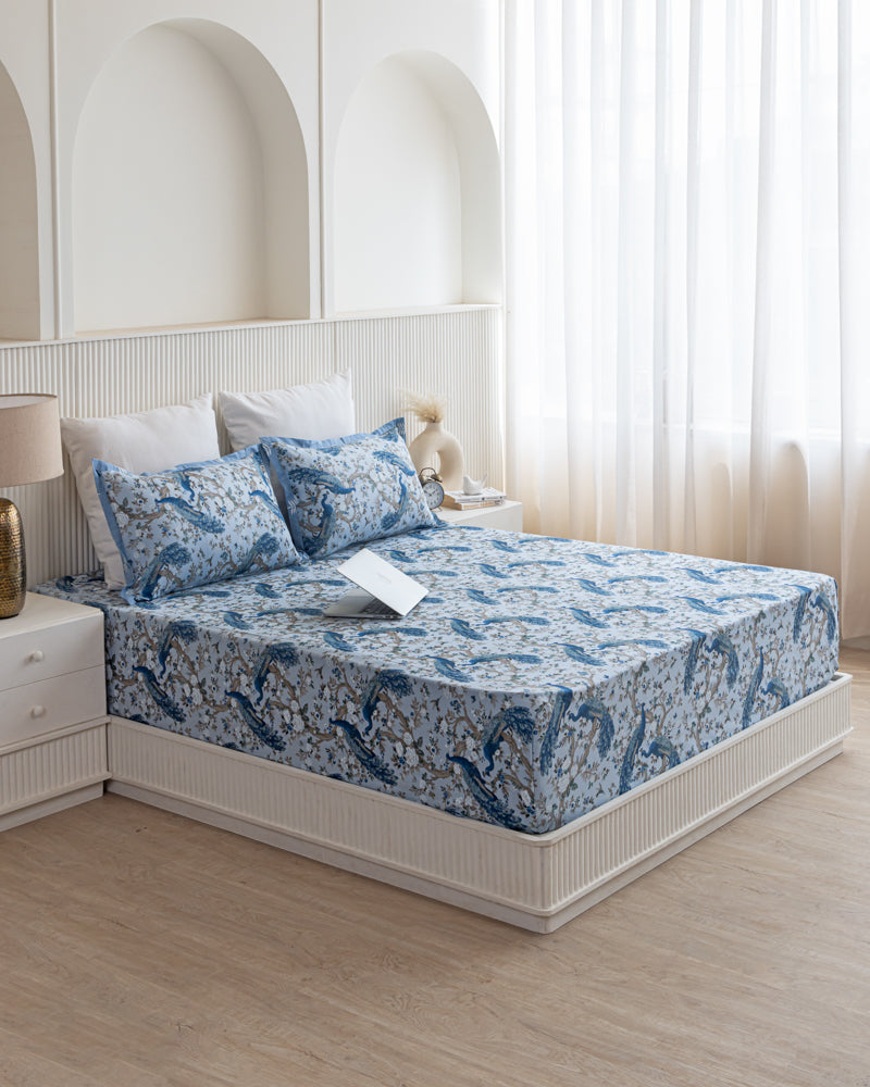 Mahar Peacock Bedsheet