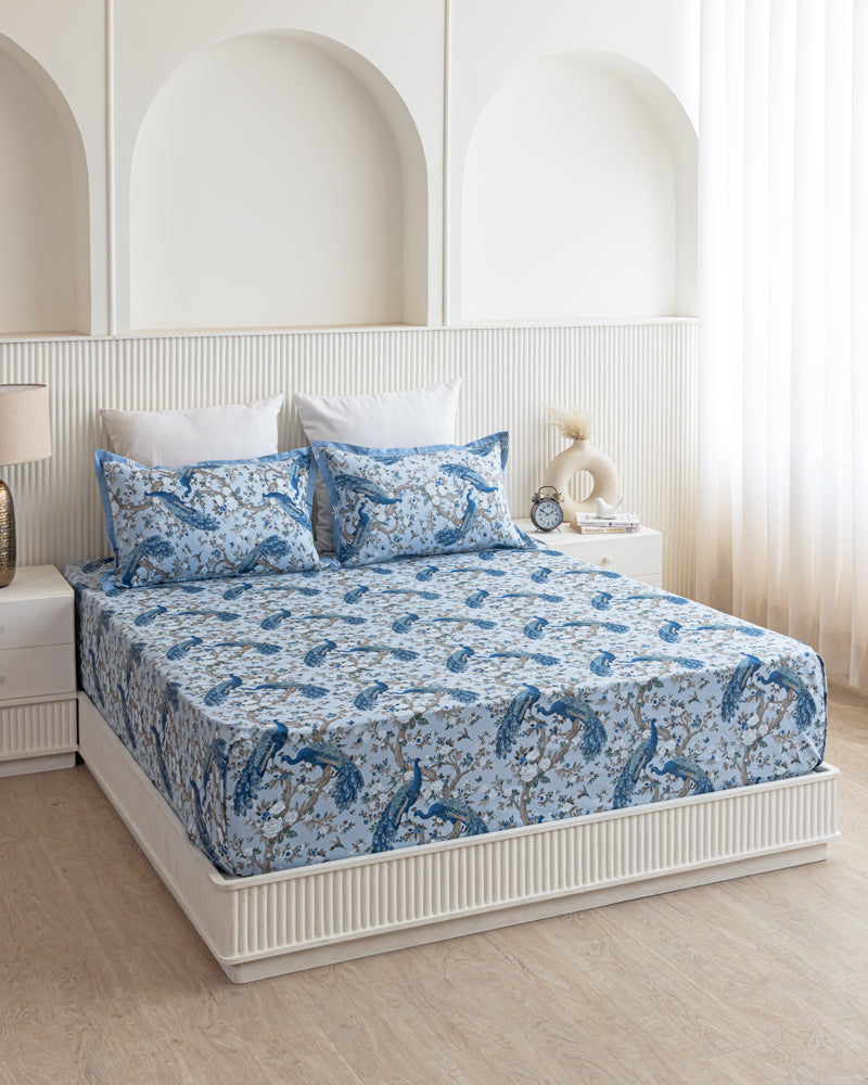 Mahar Peacock Bedsheet
