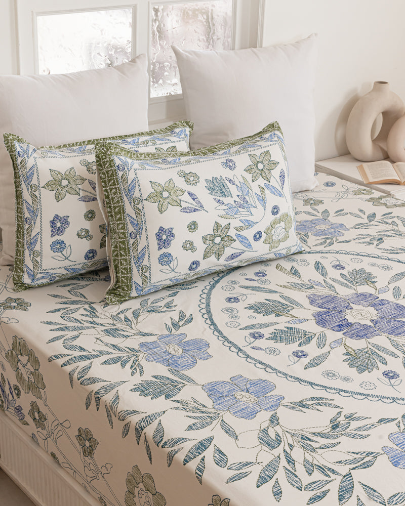 Floral Symphony Bedsheet