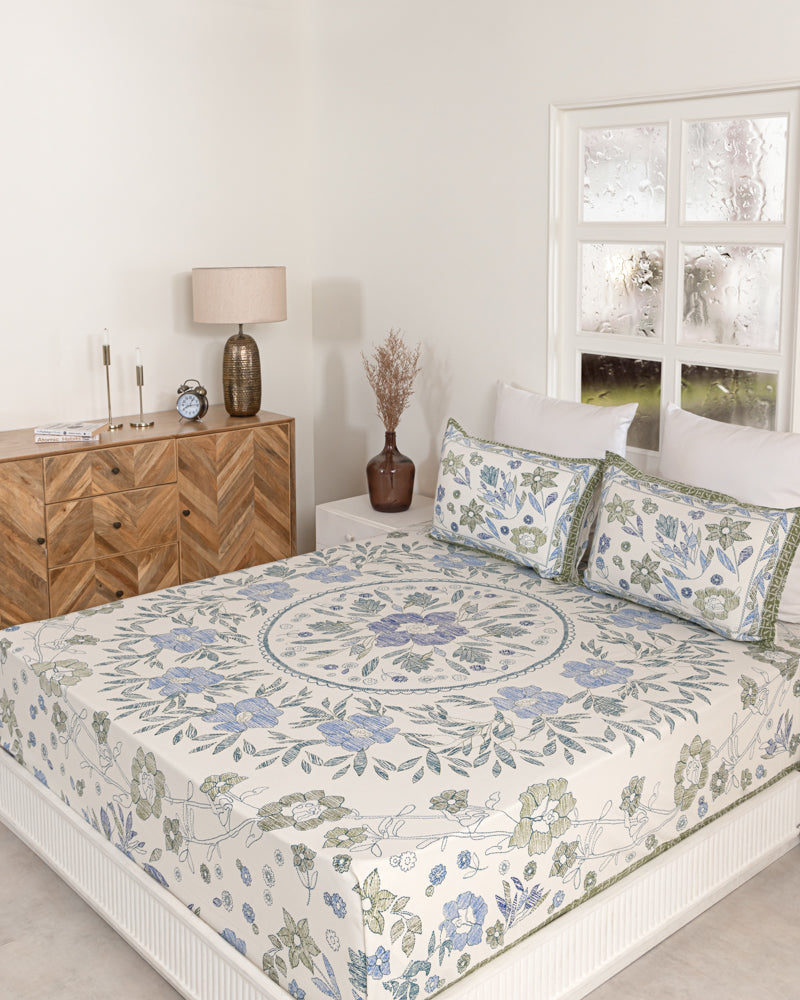 Floral Symphony Bedsheet