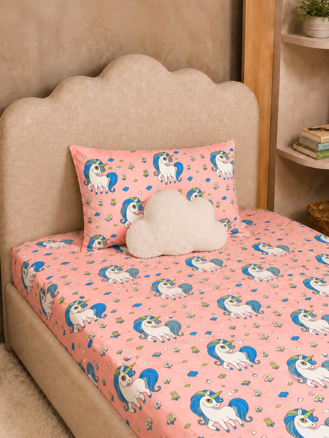 Gulabi Fairy-Tale Dreams Kids Bedsheet