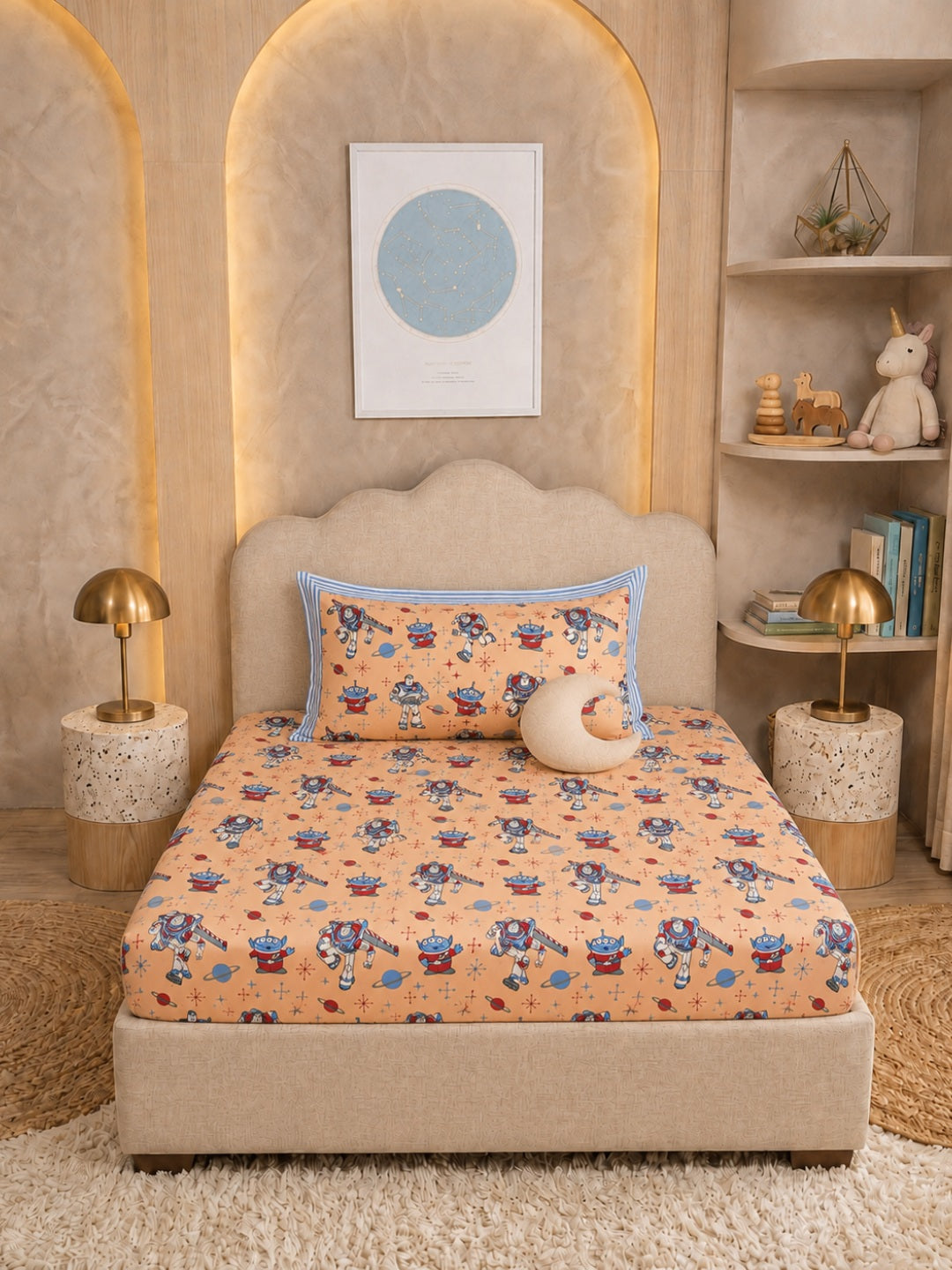 Starlight Space Cadets Kids Bedsheet