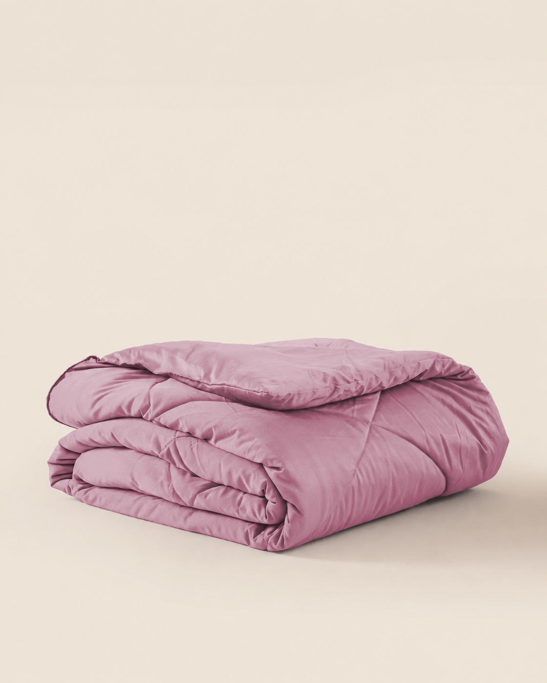 Luxury Blush Pink Satin Comforter