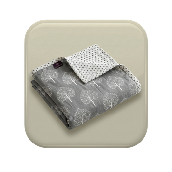 Grey & White Betel Leaf Reversible Dohar