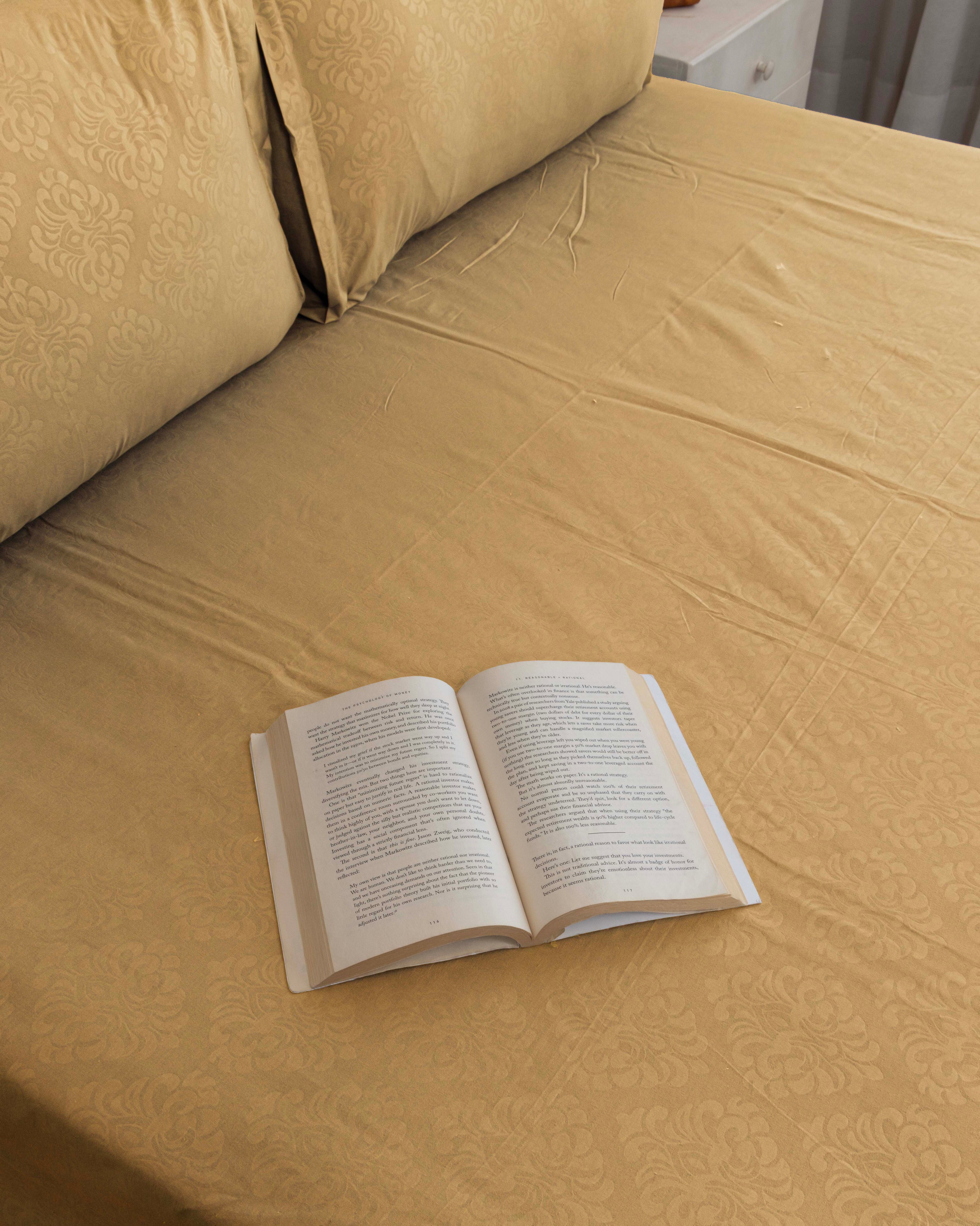 Vintage Sand King Size Embossed Bedsheet