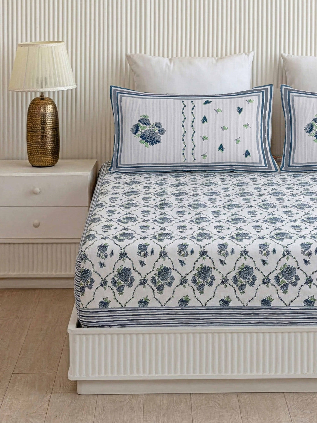 Shyam Guldasta Premium Quality 100% Pure Cotton King Size Bed Sheet