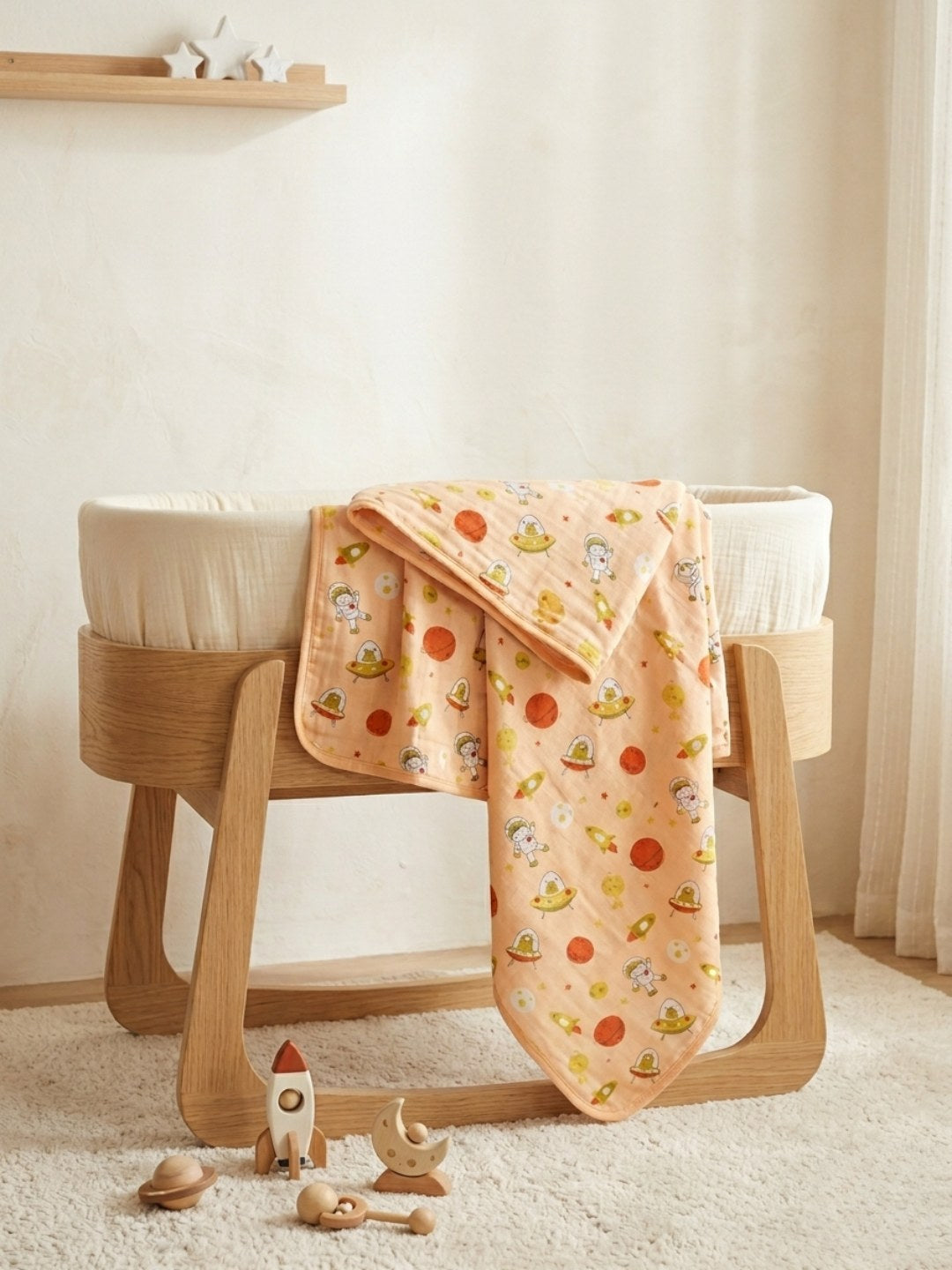 Galaxy Space Orange - Reversible Baby Dohar