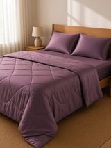 Mulberry & Mauve satin