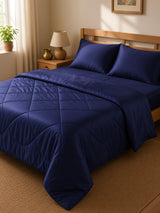 Sapphire & Navy satin