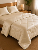 Champagne & Ivory satin